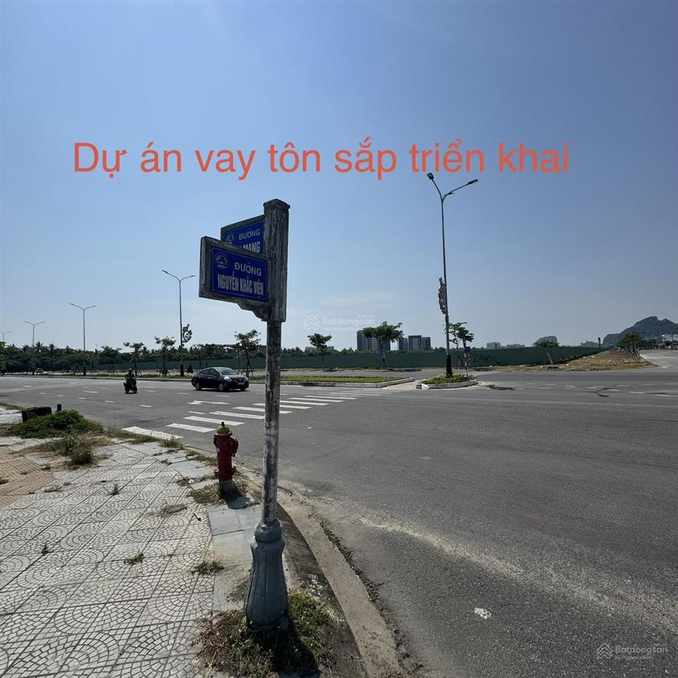 225m2/35tỷ, hai lô đẹp nhất đường trần quốc hoàn, khuê mỹ, nhsơn, đn, đi thẳng ra bãi
