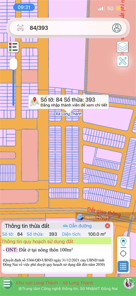 Bán đất dự án stc long thành. giá tốt