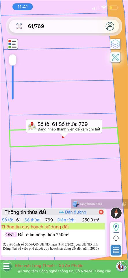 Bán đất trung tâm vị trí vàng tại long thành