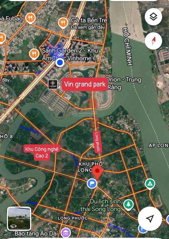 Mặt tiền đường long phước cạnh vin grand park tiện kinh doanh. xây 5 lầu