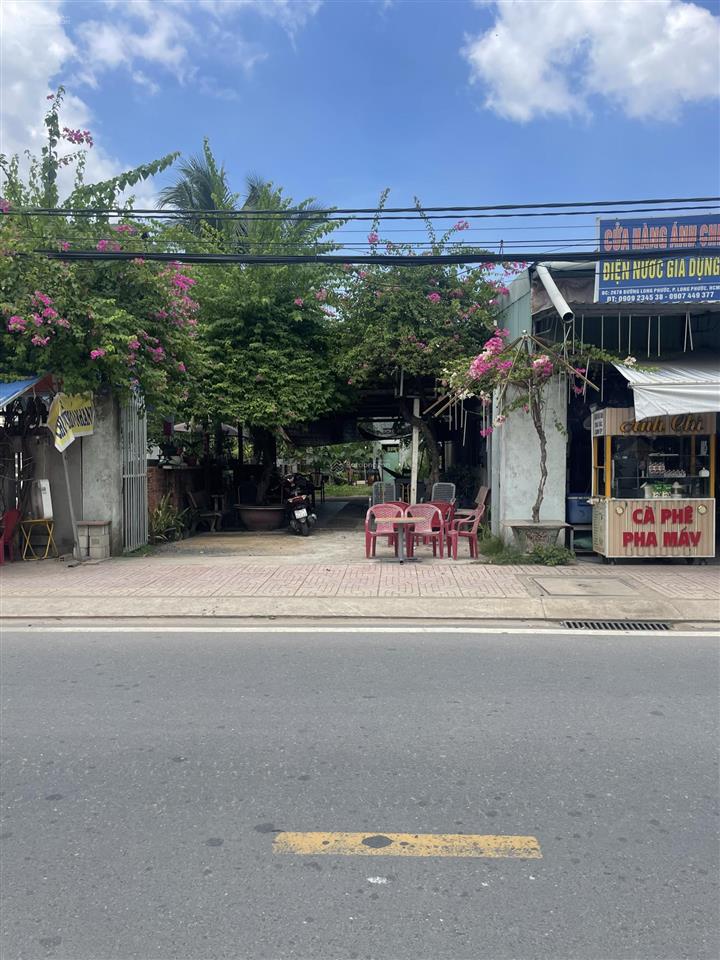Đất mặt tiền long phước cạnh đại học luật, long phước, quận 9, thích hợp xây căn hộ dịch vụ