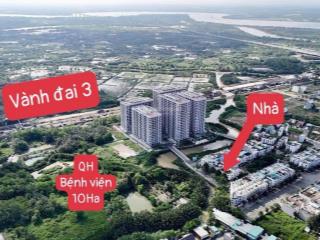 Nhà mặt sông đối diện chung cư tiện kinh doanh