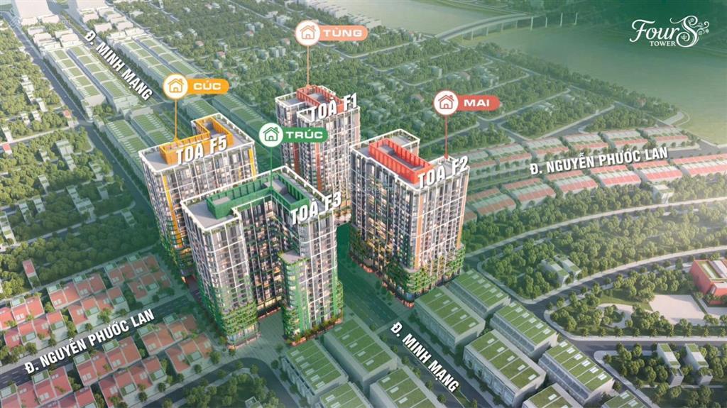 Căn hộ sân vườn, căn 1pn+ dt sân vườn 16m2 giá gốc chủ đầu tư, dự án sun fours tower
