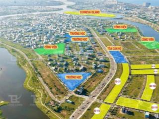 Lô góc ngã tư đường bờ quan 3 siêu đẹp gần sông , công viên giá gốc cdt sun group ngang 9,2m