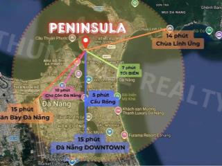 Hót, 2pn view sông , pháo hoa, sở hữu lâu dài, dự án penisula đà nẵng, giá chỉ 4,5 tỷ tầng cao