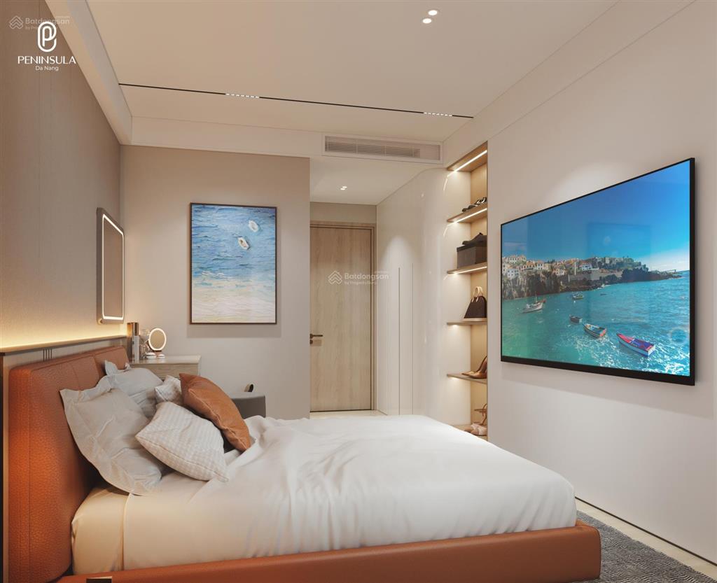 Hót, 2pn view sông, pháo hoa, sở hữu lâu dài, dự án peninsula đà nẵng, giá chỉ 4,5 tỷ tầng cao