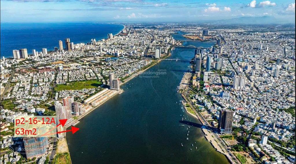 Hót, 2pn view sông, pháo hoa, sở hữu lâu dài, dự án peninsula đà nẵng, giá chỉ 4,5 tỷ tầng cao