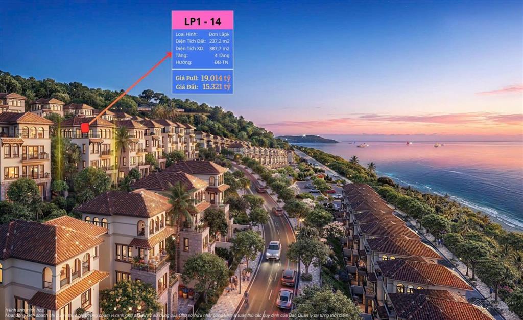 Săn hàng hiếm biệt thự đơn lập sườn đồi view biển lp  11 tại vin hải vân bay