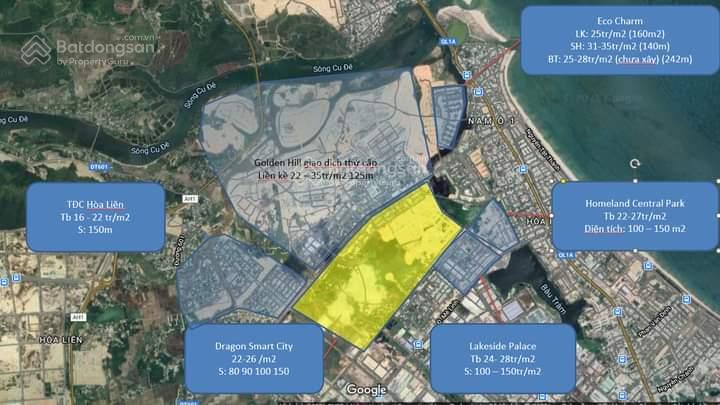 Bán lô đất đường 7m5 dự án the lumia đà nẵng tên cũ dragon smart city