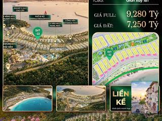 Sóng vịnh 7, cách biển chỉ mấy bước chân, giá 9 tỷ 280, phân khu đẹp khu đảo ngọc