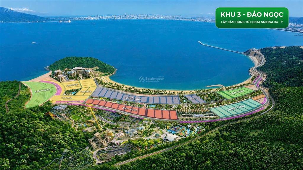 Hồng châu 4 đường 25m trục thông biển tại phân khu đảo ngọc, vinhomes hải vân bay