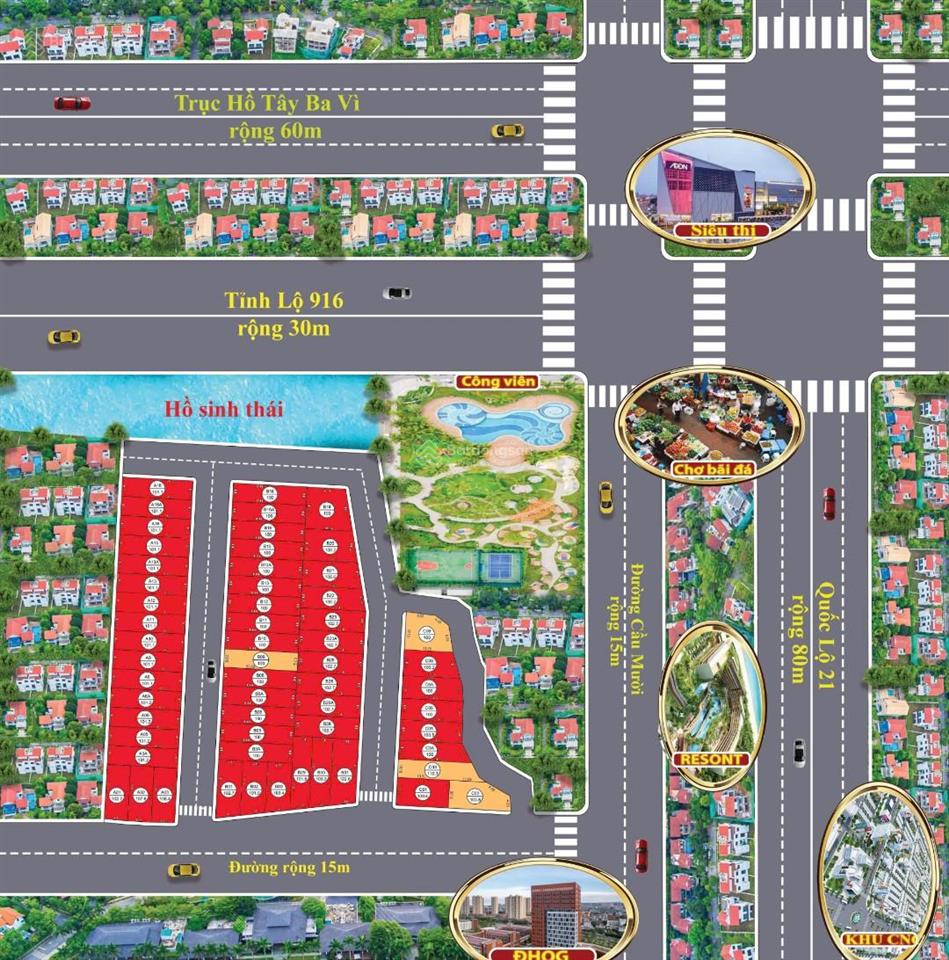 Mở bán lô đất nền giá chỉ có 650tr/lô. số đỏ full thổ cư