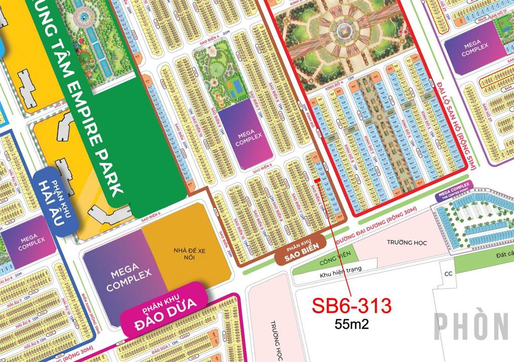 Sb6313 liền kề shophouse, chính chủ bán có 10 năm phí dịch vụ
