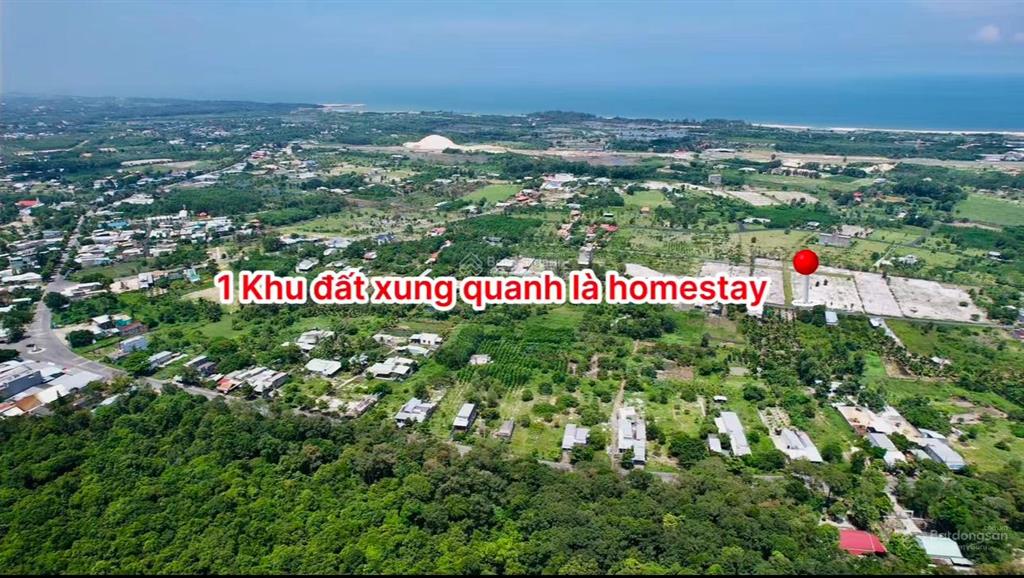Đất dân cư ven biển, quanh là khu homestay, làm nhà vườn rất ok vì đất rộng rãi 604 m2