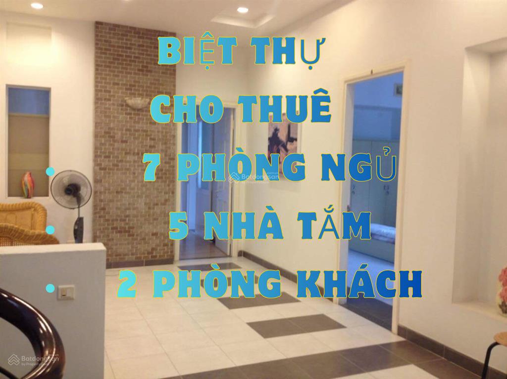 Cho thuê biệt thự tại đường trần khắc chung vũng tàu, giá thuê 25 triệu
