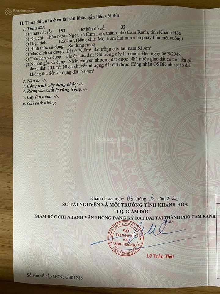 Bán đất khu vin 1 thôn nước ngọt, đã khởi công