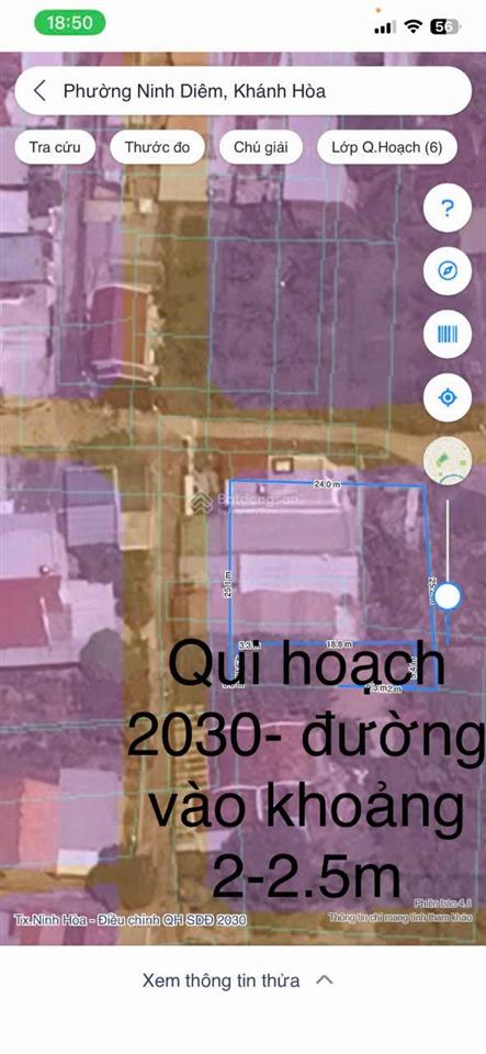 Bán vừa nhà mặt tiền vừa đất cách biển 1km ninh diêm ninh hòa mà chỉ có 2tỷ3