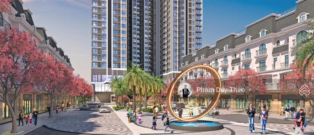 Shophouse sky light ngay dưới tòa căn hộ 33 tầng hoàng huy new city