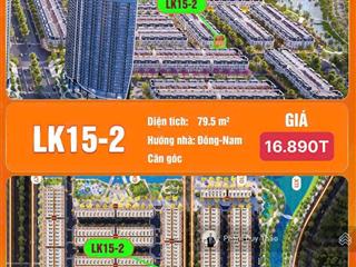 Bán shophouse góc 2 mặt tiền đường 25m và 30m tại hoàng huy new city