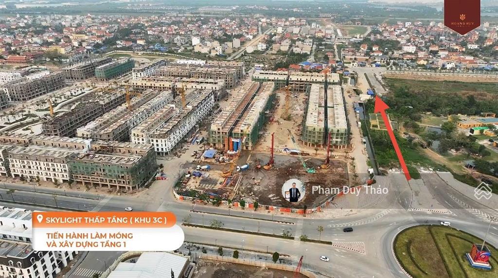 Bán shophouse góc 2 mặt tiền đường 25m và 30m tại hoàng huy new city