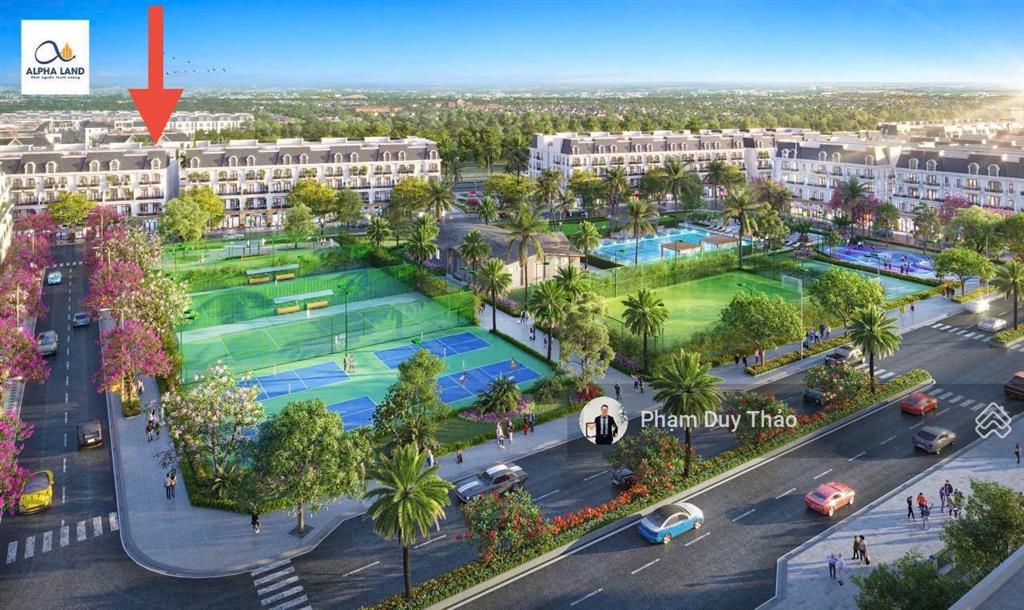 Bán căn xẻ khe đông nam view trung tâm thể dục thể thao dự án hoàng huy new city