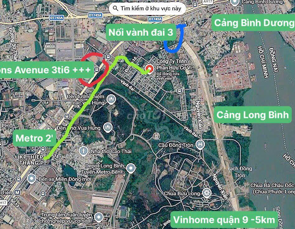 CHÍNH CHỦ THANH LÝ ĐẤT GẦN METRO BẾN XE MIỀN ĐÔNG MỚI, GẦN VINHOME Q9