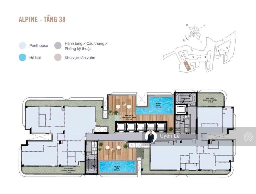 Penthouse eaton park. giá cực tốt. thanh toán đến 2027. diện tích đến 382m2. view thành phố cực đẹp