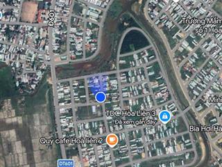 Đất tđc hoà liên 2, liên chiểu, đà nẵng đường 5m5 lề 3m hướng đông bắc diện tích 125m2 giá 2580