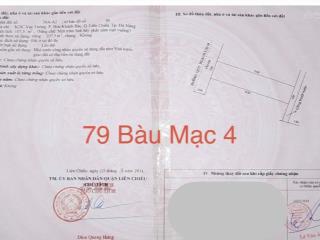 Cần bán lô đất đường bàu mạc 4 kdc vạn tường thông biển siêu đẹp tại đà nẵng .