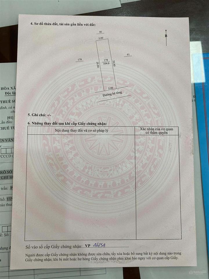 Chào bán lô đất liền tại phú thượng (phường hoà khánh mới)  đà nẵng  104m2 đất ở hoàn toàn