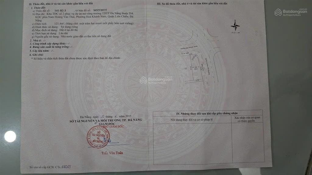 Cần tiền bán gấp lô góc tại kdc hoàng văn thái (nằm tại đường đà sơn 5 & đà sơn 7)