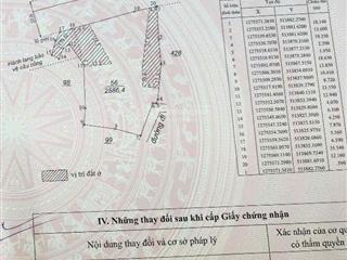 Chính chủ cần bán 2586m² mặt tiền ql20 tp bảo lộc. có sẵn 734m² thổ cư giá chỉ 9tr/m2