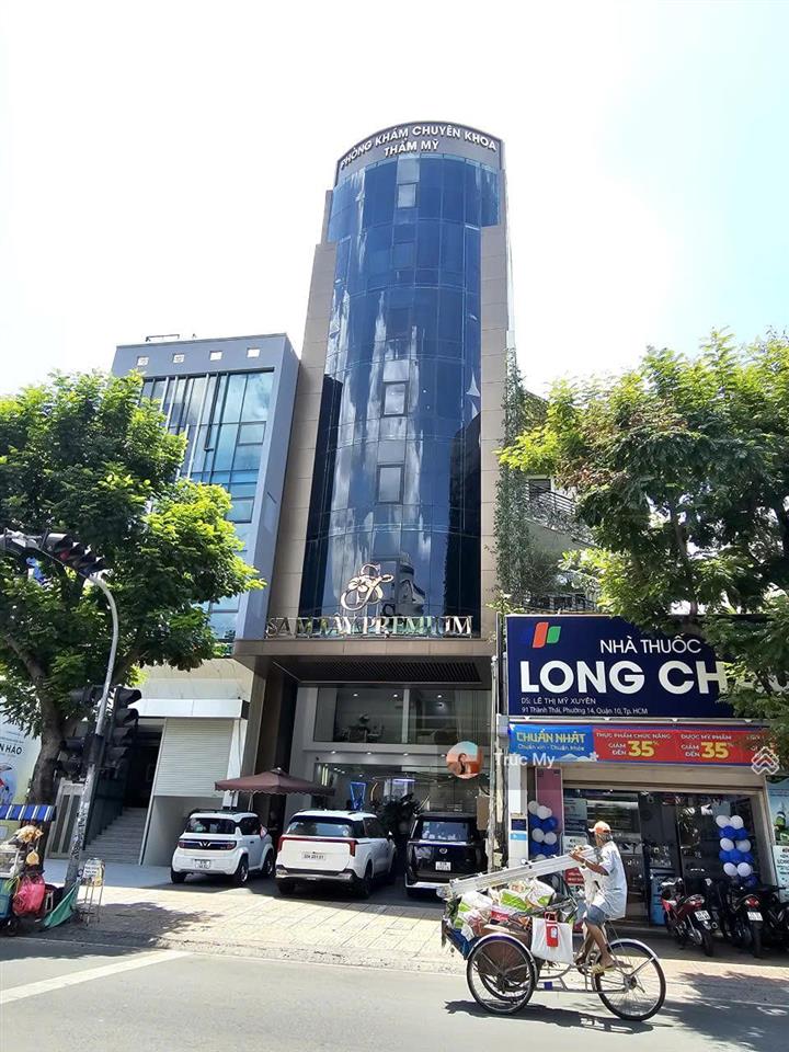Tòa nhà mới mặt tiền ngô gia tự, quận 10  6 tầng, thang máy, sàn suốt