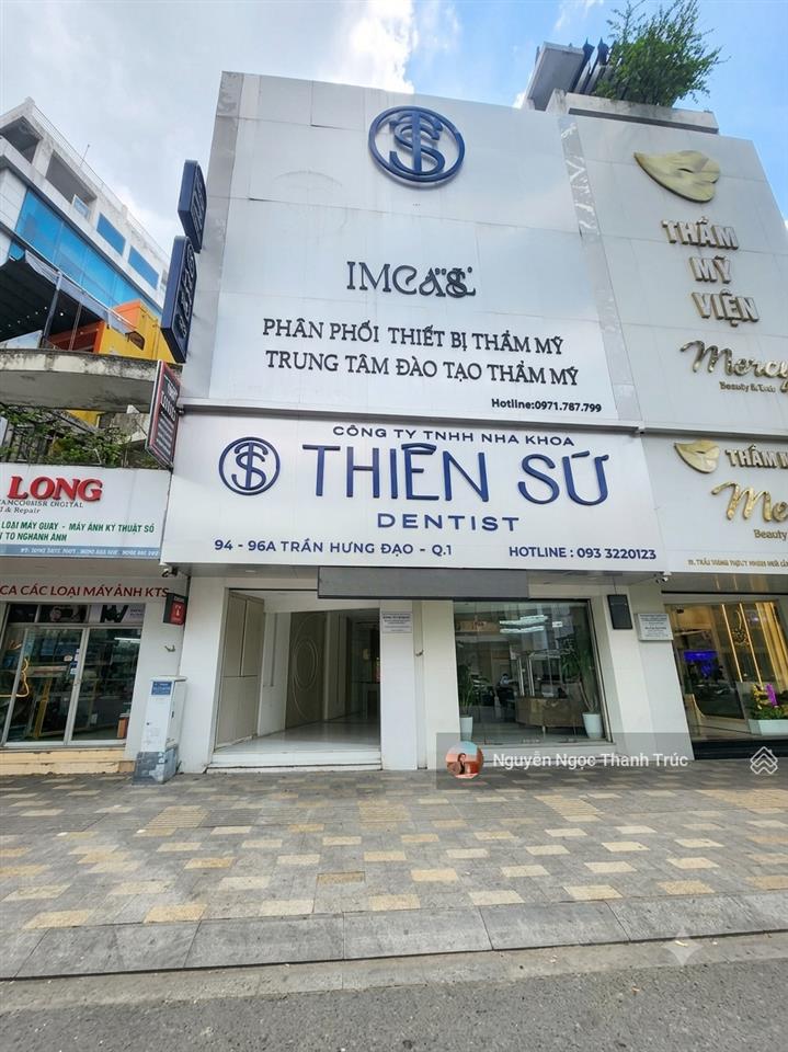 Tòa nhà mặt tiền trần hưng đạo, quận 1 dt 4x25m hầm, trệt 5 lầu, thang máy 60 triệu/tháng