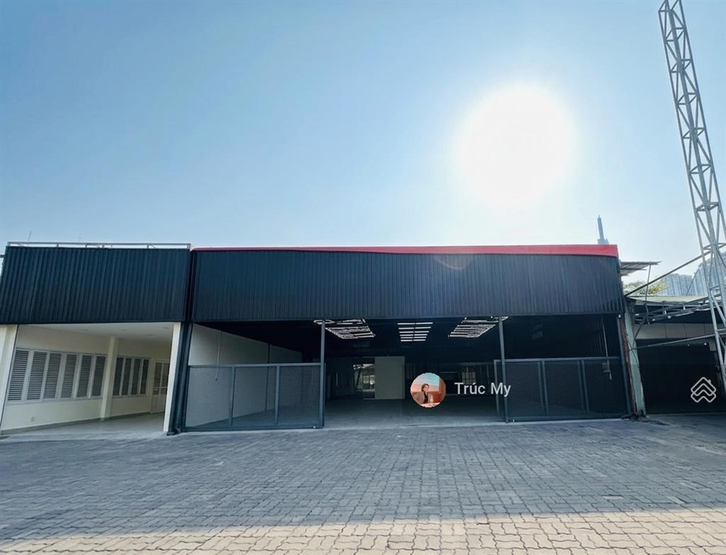 Cho thuê mặt bằng trần não, phường an khánh, quận 2  dt 10x35m  120 triệu/tháng