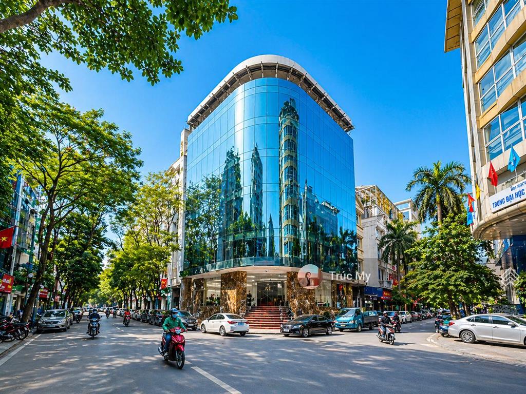 Tòa nhà cho thuê góc 2 mặt tiền trần não  đường số 34 quận 2 đoạn đẹp nhất khu vực