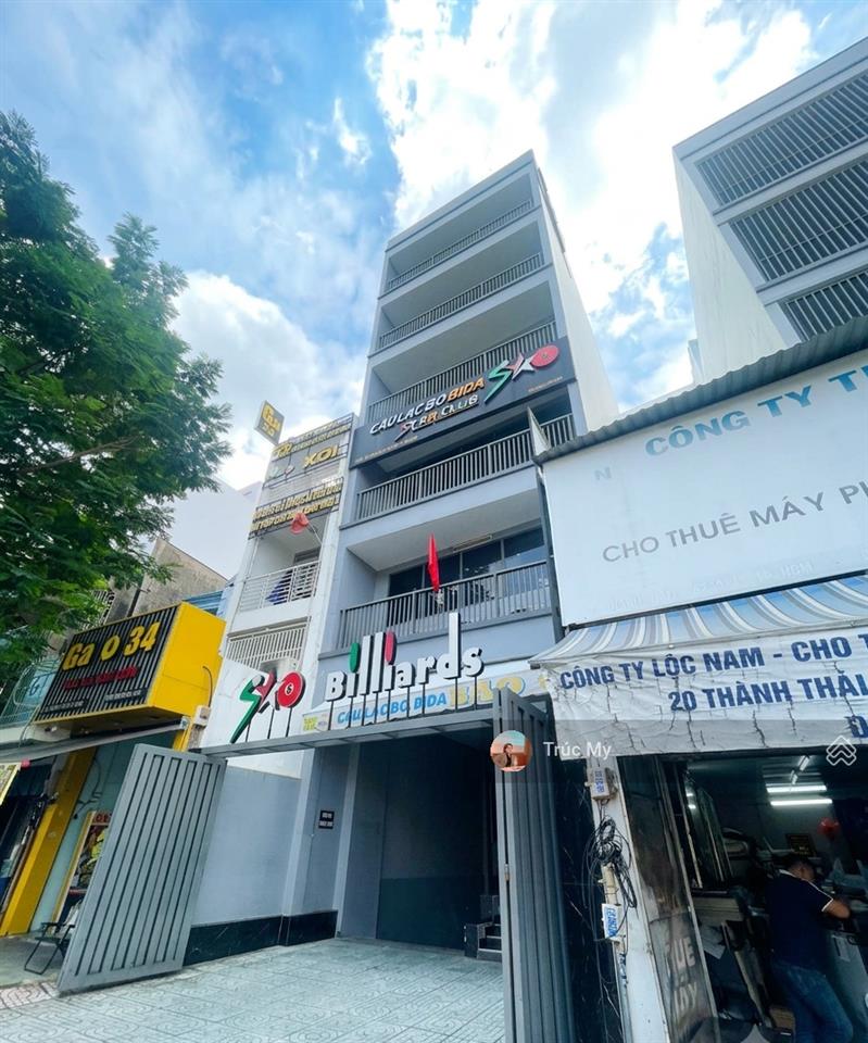 Cho thuê tòa nhà thành thái, quận 10  dt 7x30m nở hậu 11m  hầm 6 tầng  250 triệu/tháng