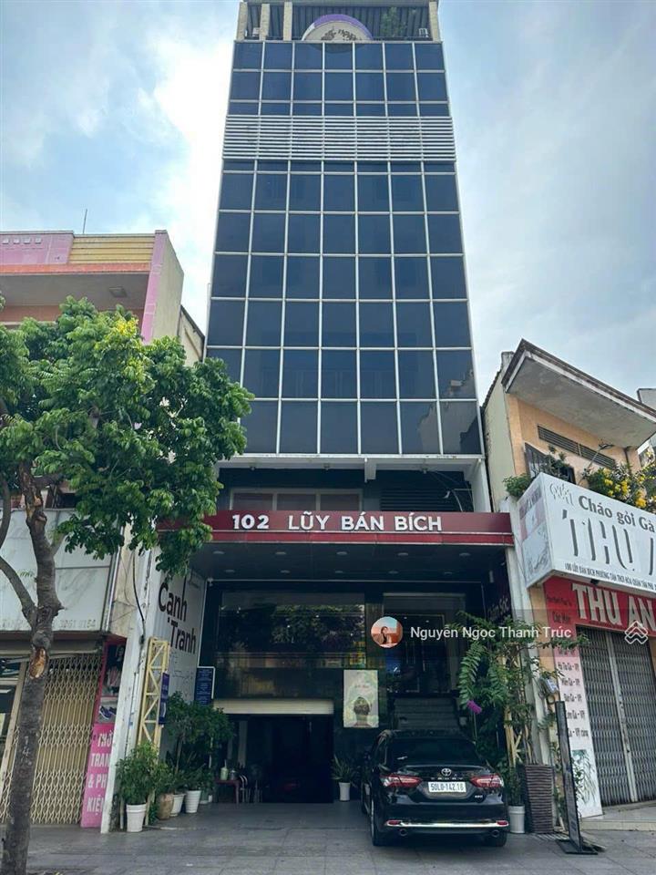 Cho thuê tòa nhà lũy bán bích, phường tân thới hòa, tân phú  7x15m  hầm  7 lầu  tm  66 tr/th