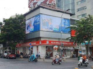 Cho thuê góc 2 mặt tiền huỳnh thúc kháng & hồ tùng mậu, quận 1, dt 20x20m,trệt,2lầu,300 triệu/tháng