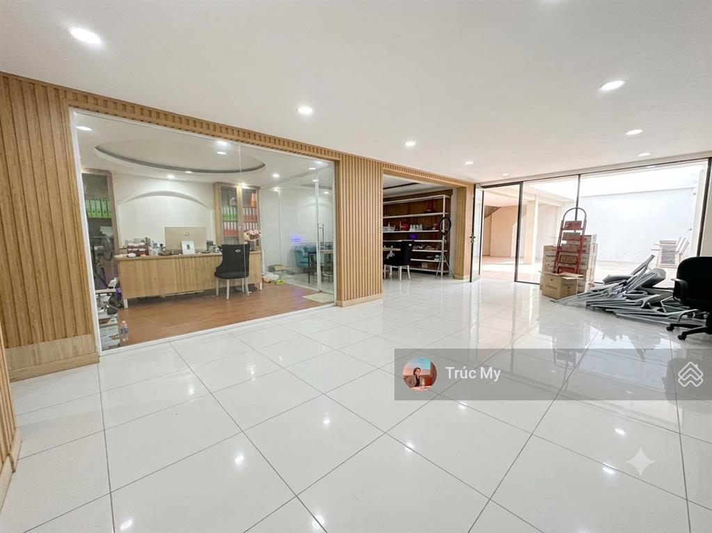 Cho thuê nhà mặt tiền nguyễn văn đậu, bình thạnh dt 14x20m trệt lầu 80 triệu/tháng