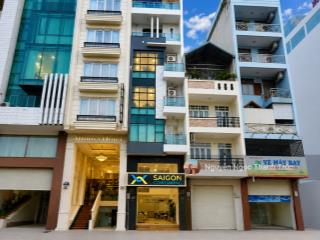 Tòa nhà mặt tiền bạch đằng, tân bình dt 5x20m trệt, lửng, 6 lầu, sân thượng 80 triệu/tháng