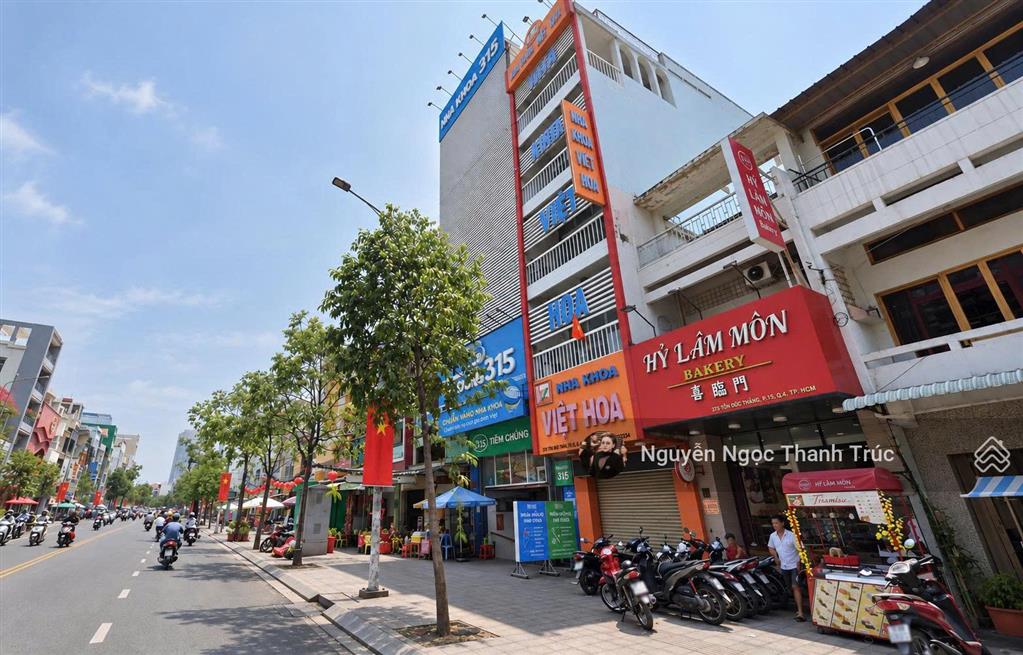 Cho thuê tòa nhà mặt tiền hậu giang, quận 6  dt 7x22m  hầm, trệt 5 lầu  135 triệu/tháng