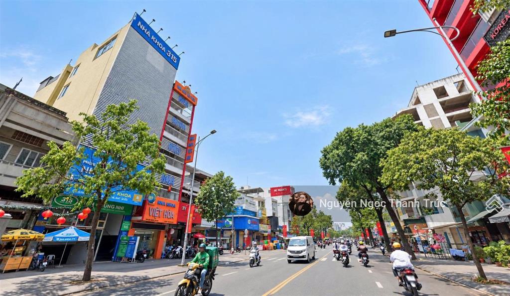 Cho thuê tòa nhà mặt tiền hậu giang, quận 6  dt 7x22m  hầm, trệt 5 lầu  135 triệu/tháng