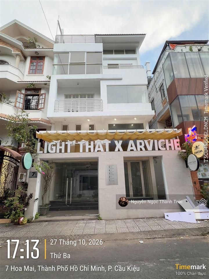 Cho thuê nhà mặt tiền hoa mai  phú nhuận  9x18m  65 triệu
