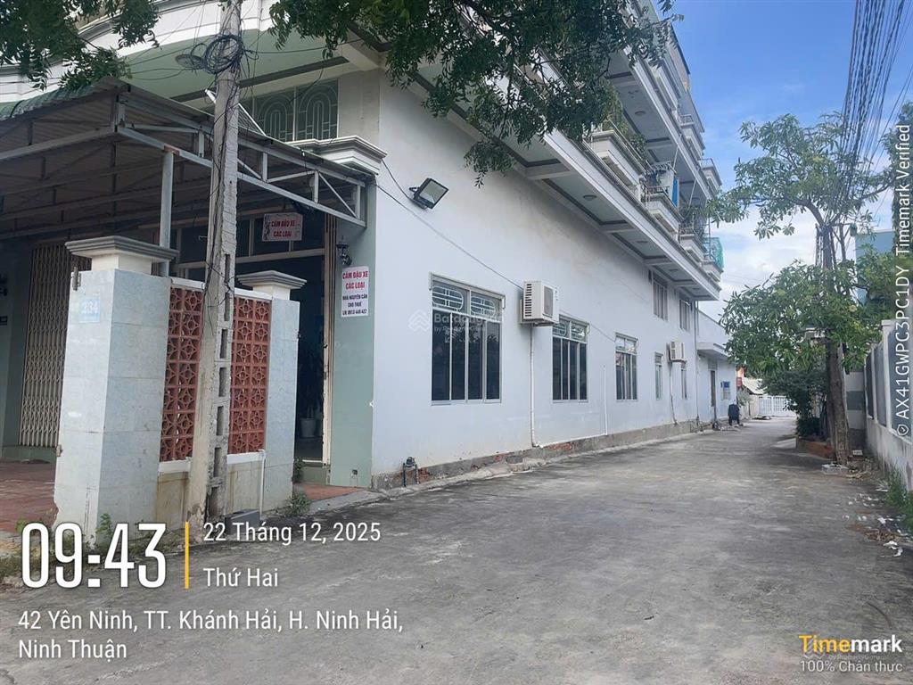 Cho thuê khách sạn 2 mặt tiền số 234 đường yên ninh, ninh chữ, khánh hoà