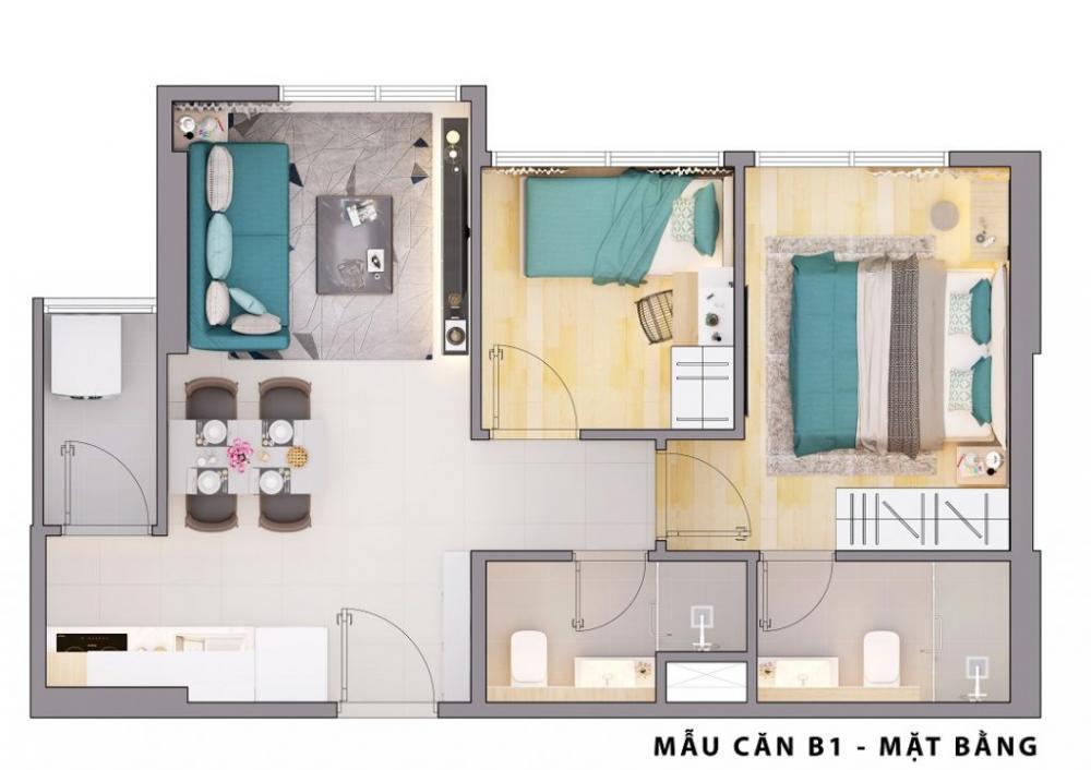 Căn hộ mới citi alto quận 2  dt 52m2 (2pn  2wc). nhà bàn giao mới. giá từ 3 tỷ  0928 972 ***