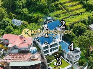 Bán tổ hợp 4 căn villa đà lạt quỹ đất 1.445m giá 85 tỷ