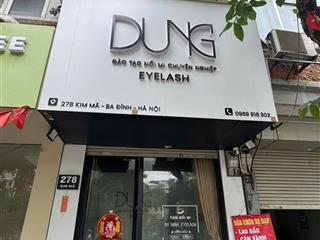 Cho thuê gấp cả nhà 5 tầng mặt phố 278 Kim Mã, Phường Kim Mã, Quận Ba Đình, Hà Nội.