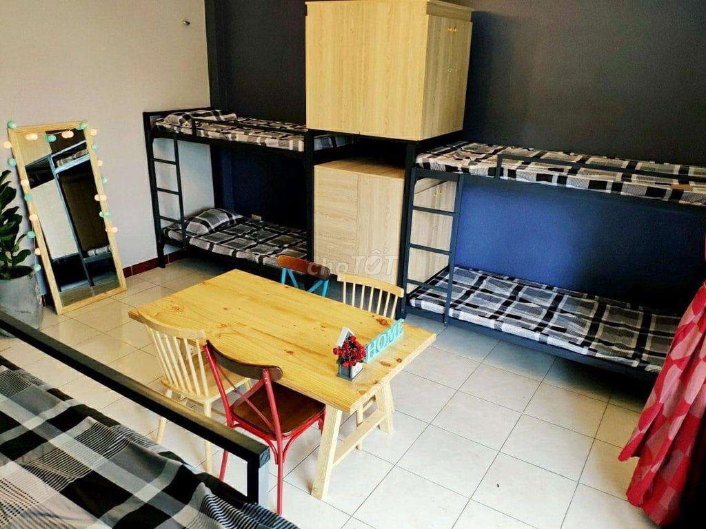 KTX SINH VIÊN Bình Thạnh Ngay Hàng Xanh Đầy Đủ Tiện Nghi