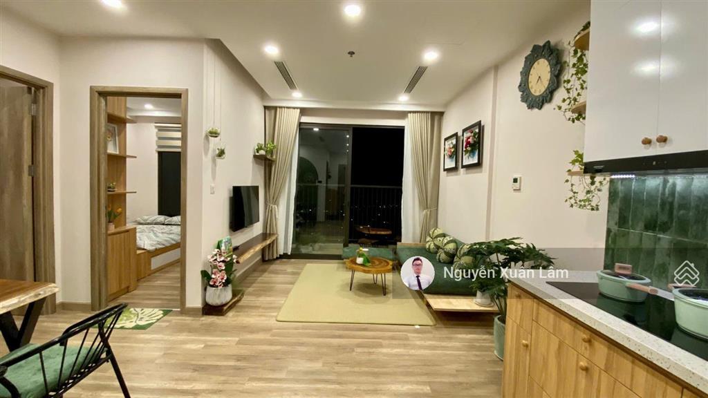 Cần cho thuê 58m² full đồ mới đẹp view nhìn biệt thự đảo, giá tốt 8 triệu/th haven ecopark